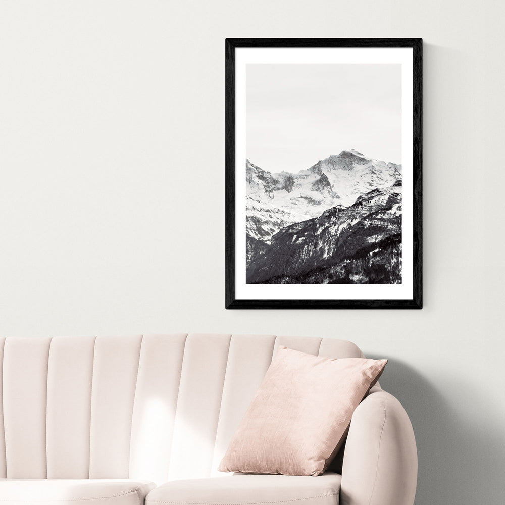 Product photograph of Winter By Rafael Farias - A2 Black Framed Art Print from Olivia's
