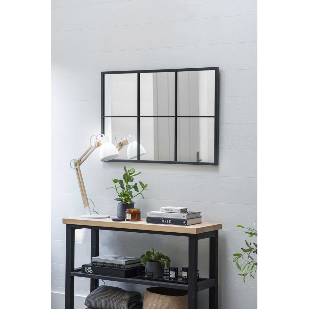 Product photograph of Garden Trading Fulbrook Mirror Black from Olivia's.