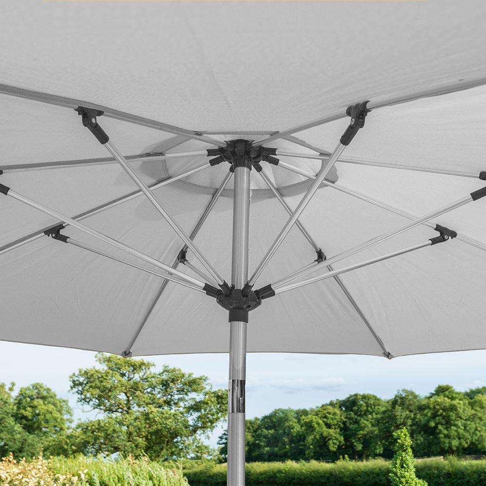 Product photograph of Maze Parasol Round Parasol Grey Medium from Olivia's.