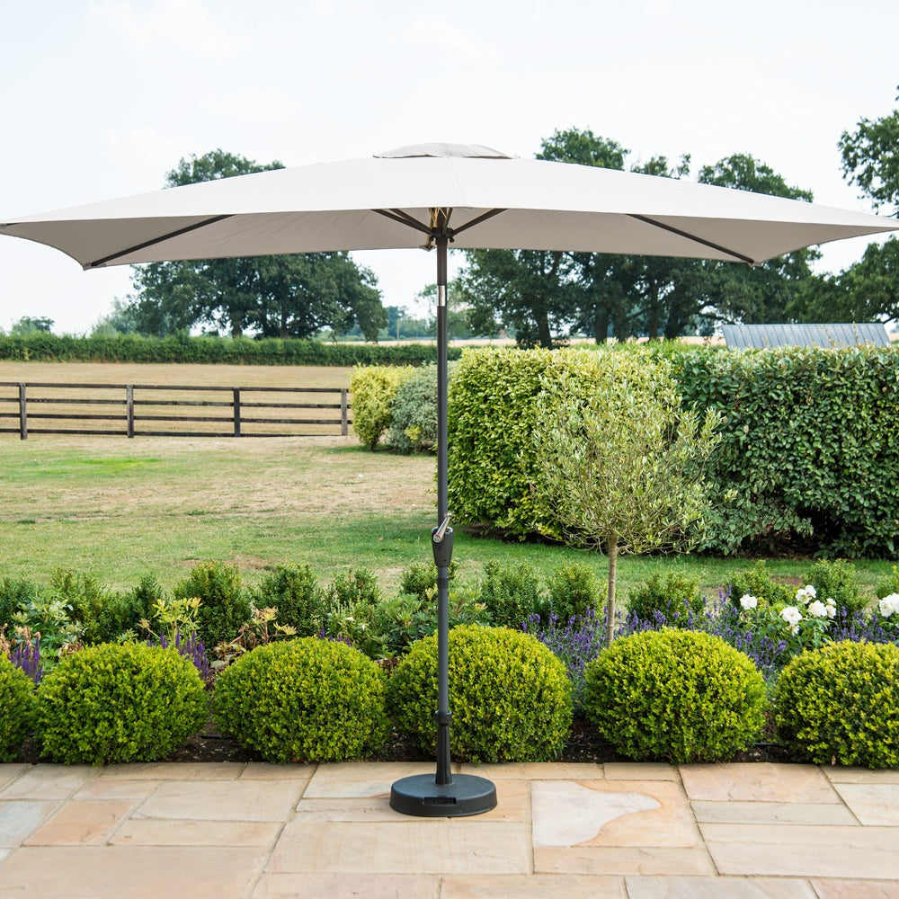 Product photograph of Maze Parasol Rectangular Parasol In Grey from Olivia's