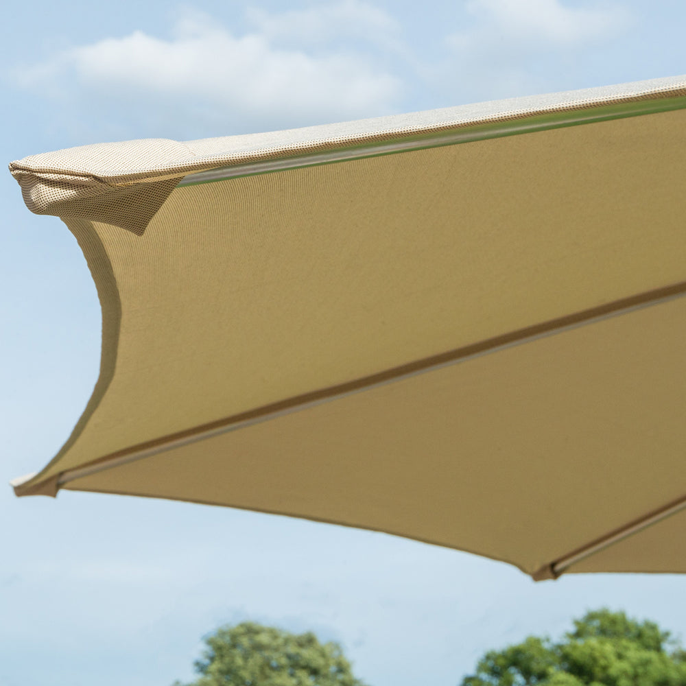 Product photograph of Maze Parasol Round Parasol Beige Medium from Olivia's.