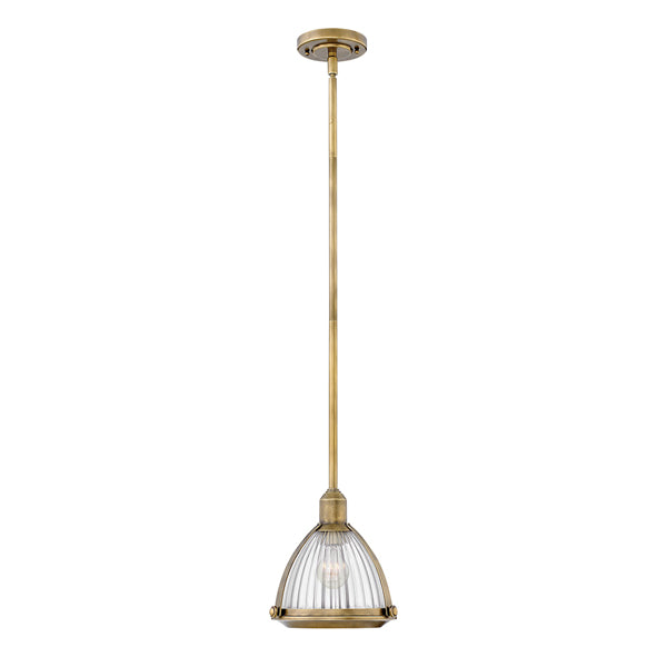 Product photograph of Quintessentiale Elroy Heritage Brass Pendant from Olivia's