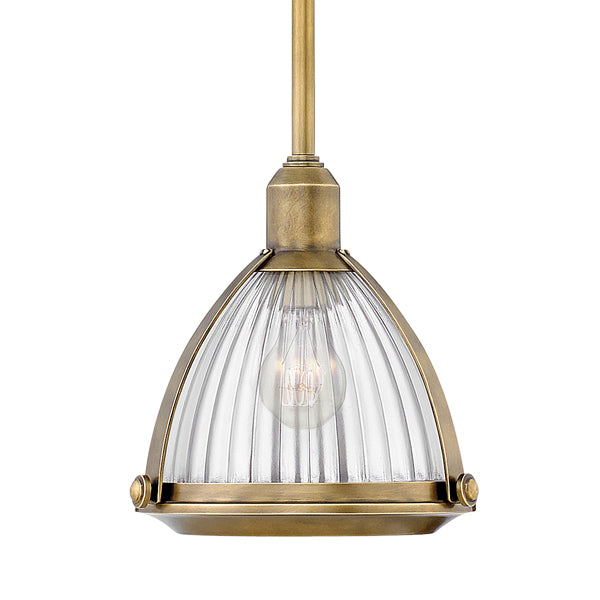 Product photograph of Quintessentiale Elroy Heritage Brass Pendant from Olivia's.