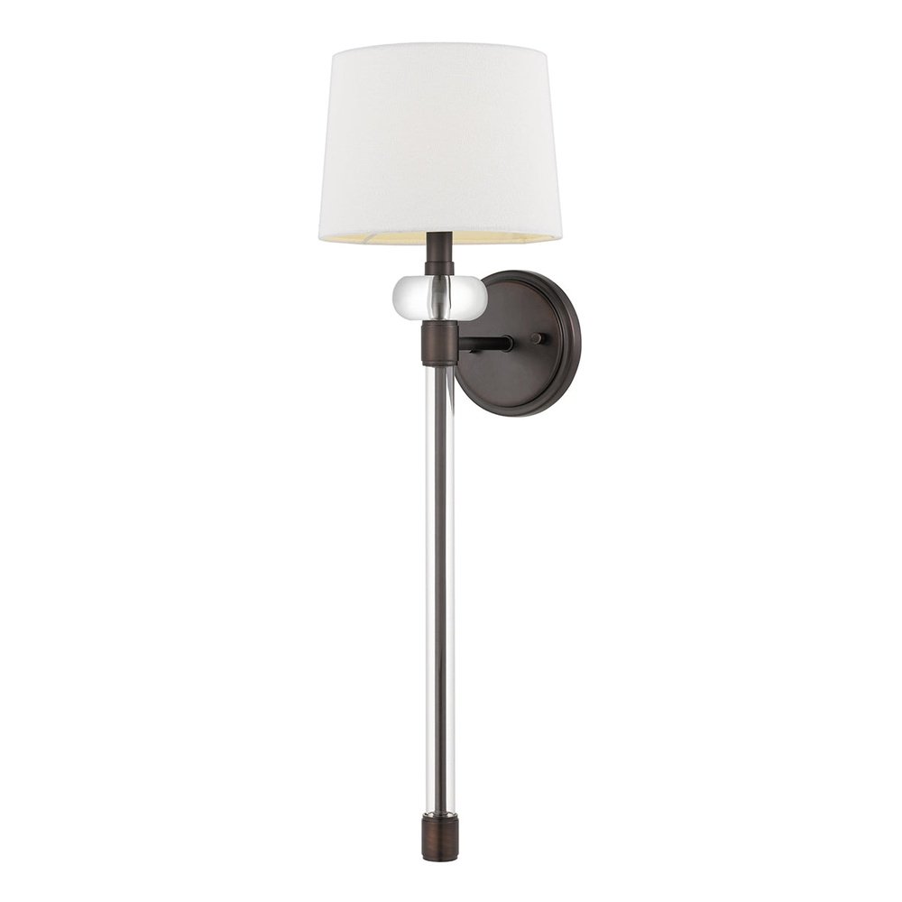 Product photograph of Quoizel Barbour 1 Light Wall Light In Harbor Bronze from Olivia's