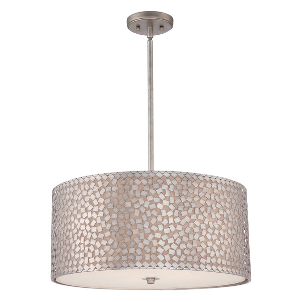 Product photograph of Elstead Confetti 4 Pendant Light Old Silver from Olivia's