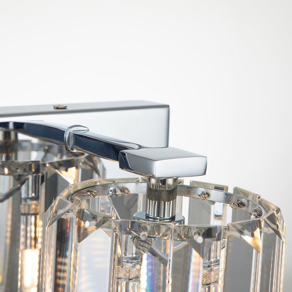 Product photograph of Quoizel Divine 1 Light Wall Light In Chrome from Olivia's.