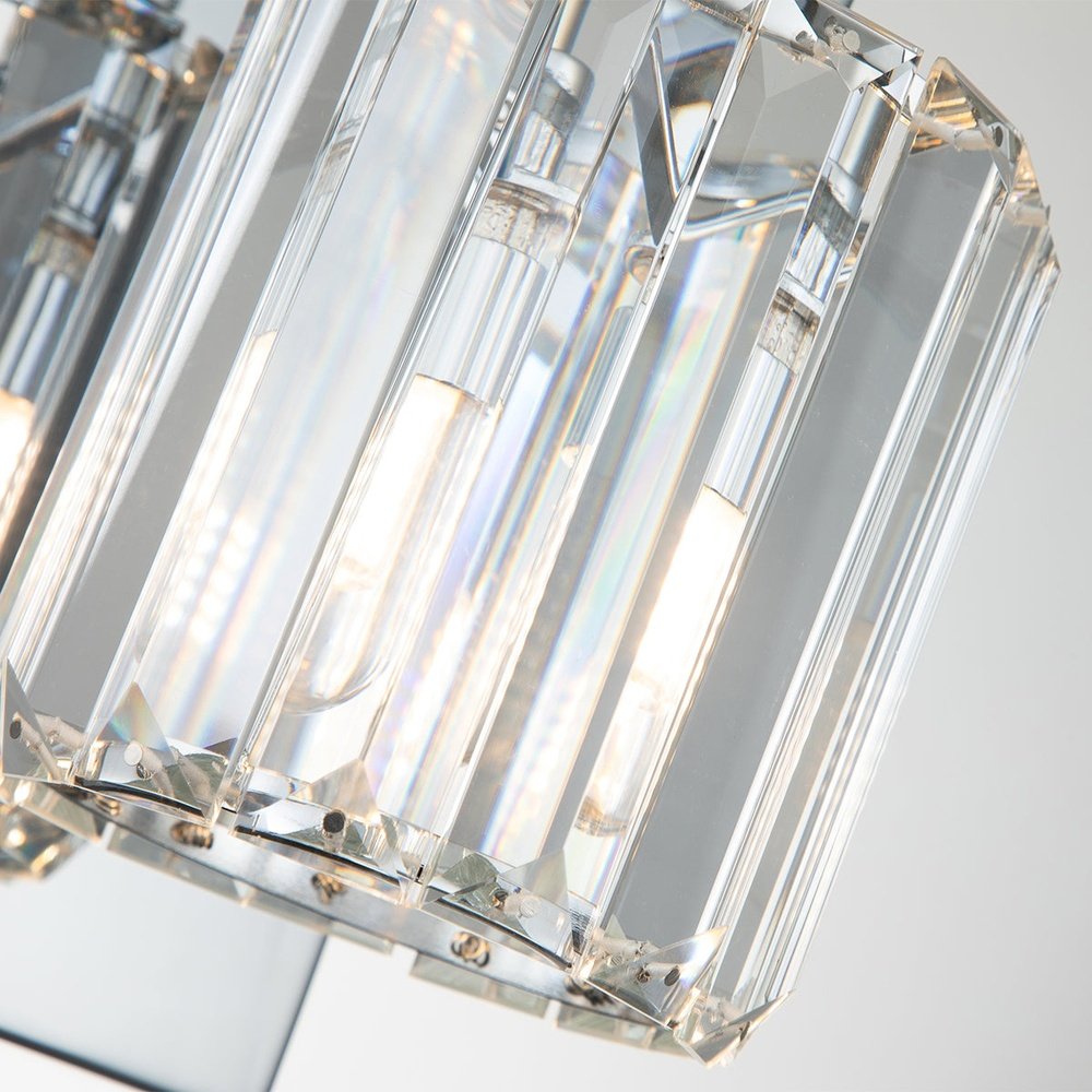 Product photograph of Quoizel Divine 1 Light Wall Light In Chrome from Olivia's.