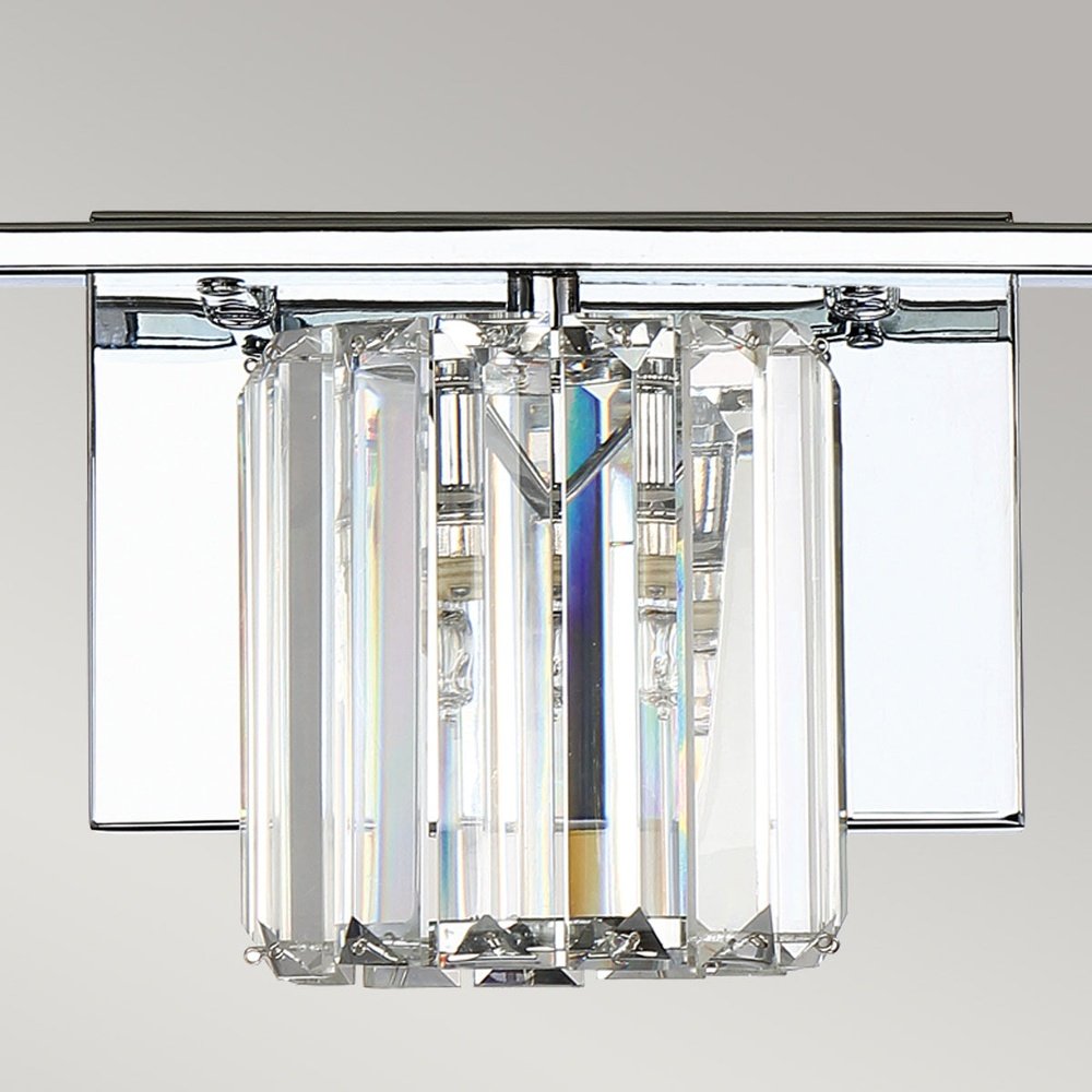 Product photograph of Quoizel Divine 3 Light Wall Light In Chrome from Olivia's.