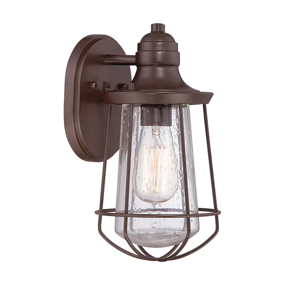 Product photograph of Elstead Marine Outdoor Wall Light Western Bronze Large from Olivia's.