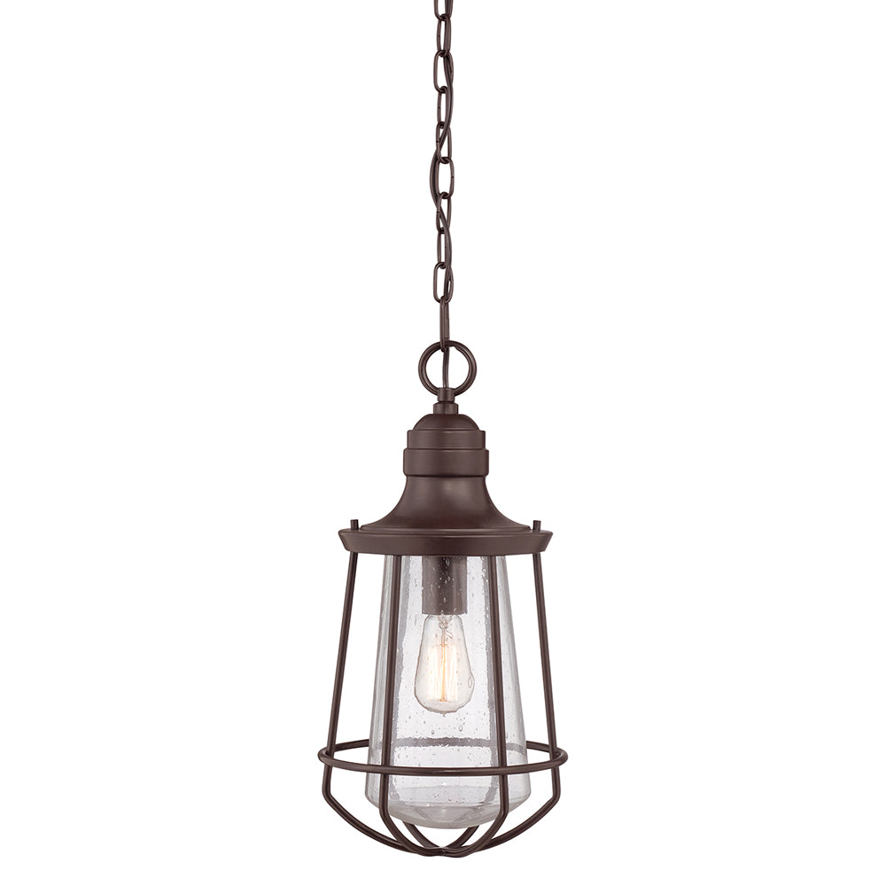 Product photograph of Elstead Marine Outdoor Chain Lantern Western Bronze Small from Olivia's
