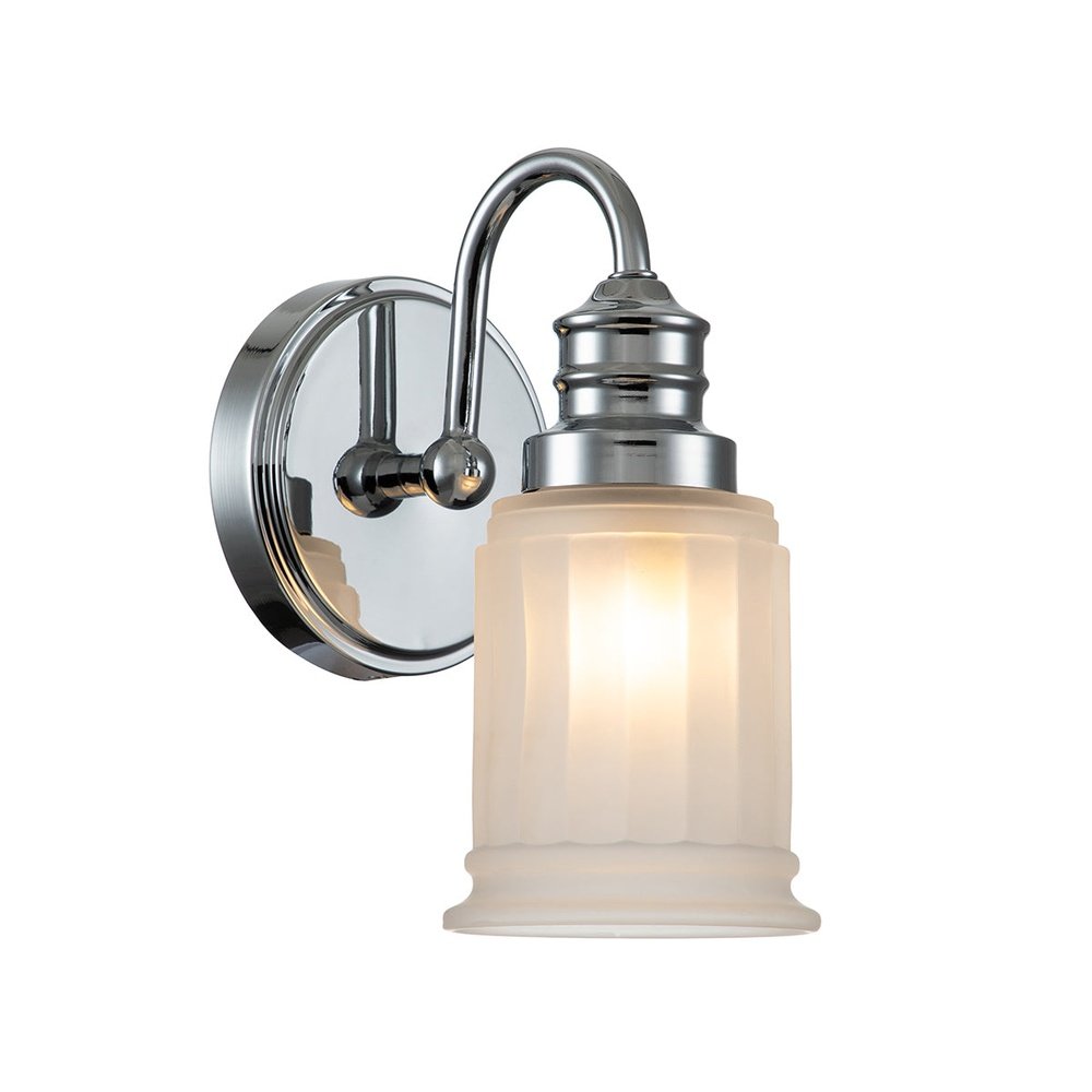 Product photograph of Quoizel Swell 1 Light Wall Light In Chrome from Olivia's