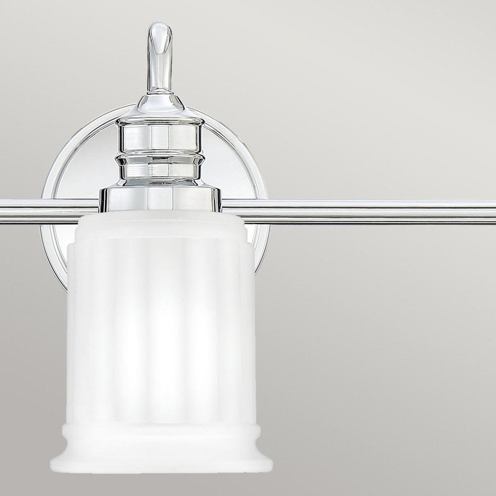 Product photograph of Quoizel Swell 3 Light Wall Light In Chrome from Olivia's.