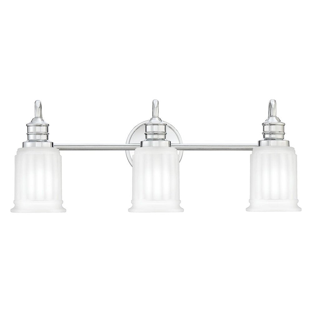 Quoizel Swell 3 Light Wall Light In Chrome