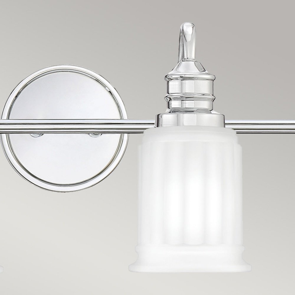 Product photograph of Quoizel Swell 4 Light Wall Light In Chrome from Olivia's.