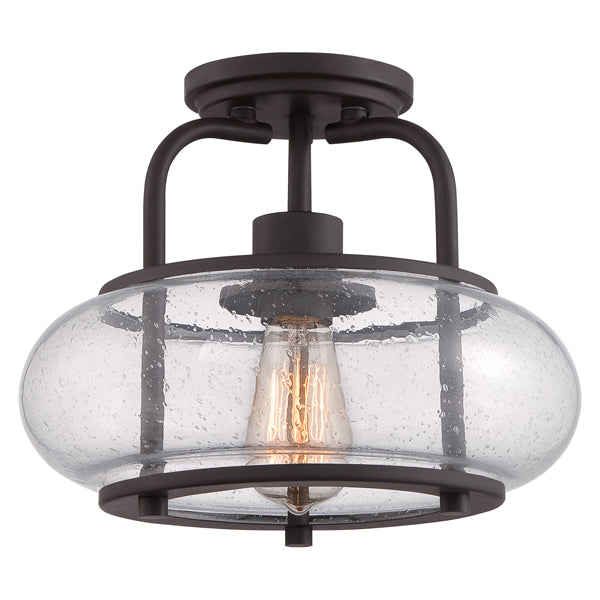 Product photograph of Elstead Trilogy 1 Ceiling Light Light Old Bronze from Olivia's