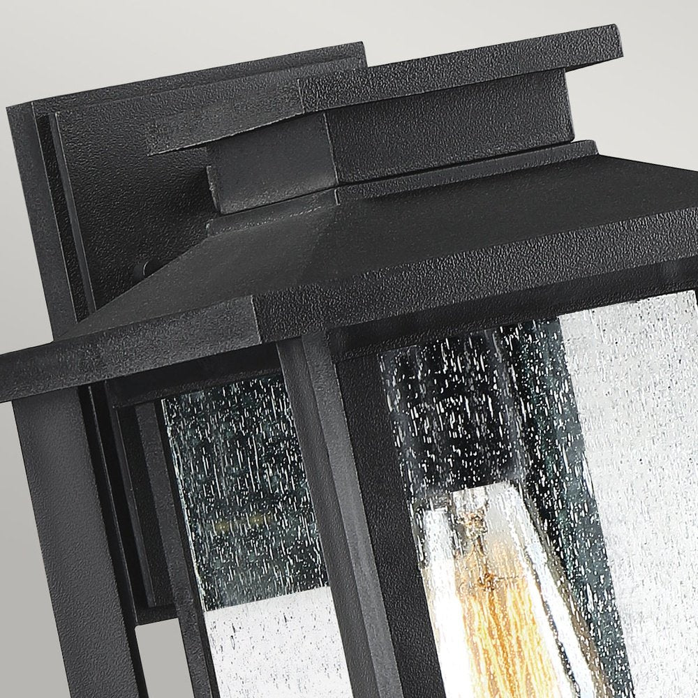 Product photograph of Quoizel Wakefield 1 Wall Lantern Light In Black Small from Olivia's.