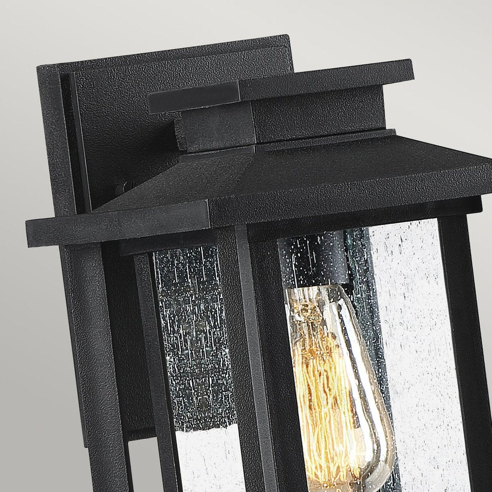 Product photograph of Quoizel Wakefield 1 Wall Lantern Light In Black Small from Olivia's.