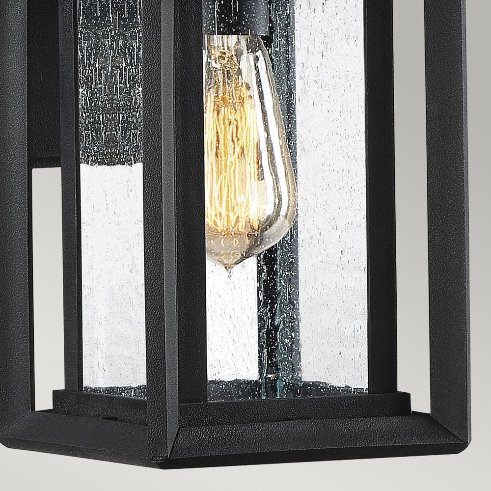 Product photograph of Quoizel Wakefield 1 Wall Lantern Light In Black Small from Olivia's.