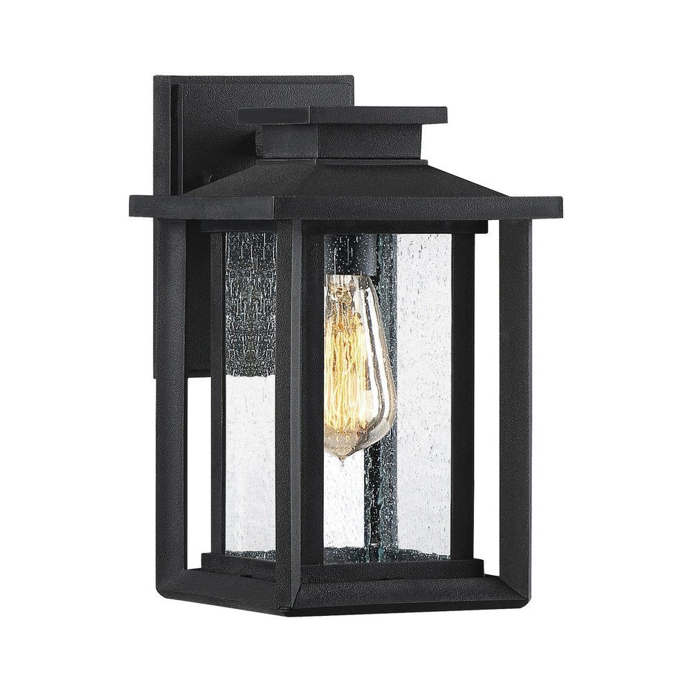 Quoizel Wakefield 1 Wall Lantern Light In Black Large