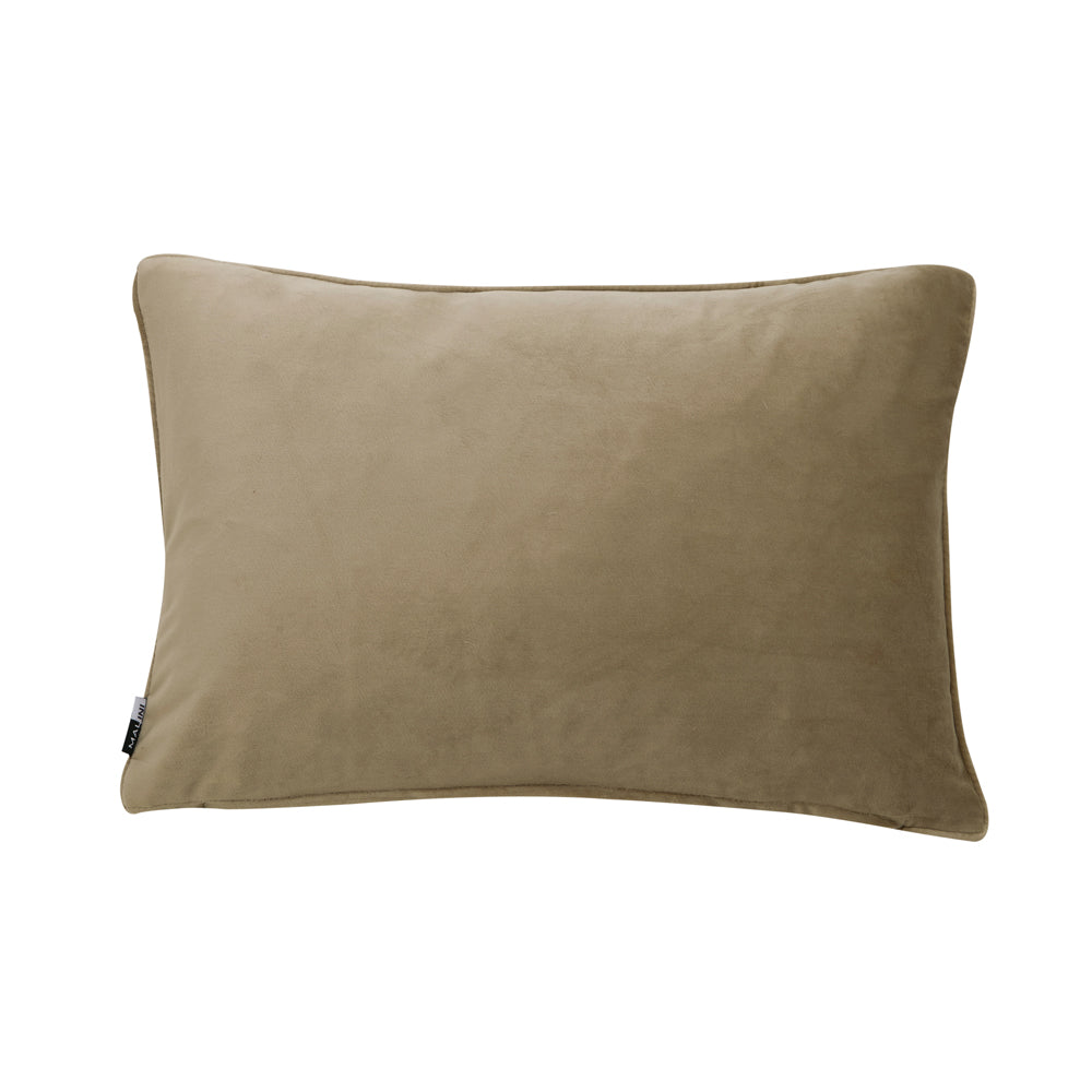 Product photograph of Malini Luxe Rectangle Cushion Champagne from Olivia's