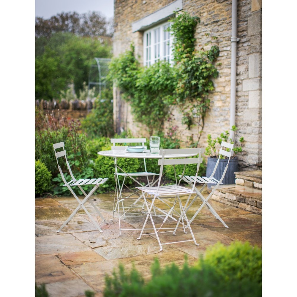Product photograph of Garden Trading Rive Droite 4 Seater Bistro Set Clay from Olivia's.