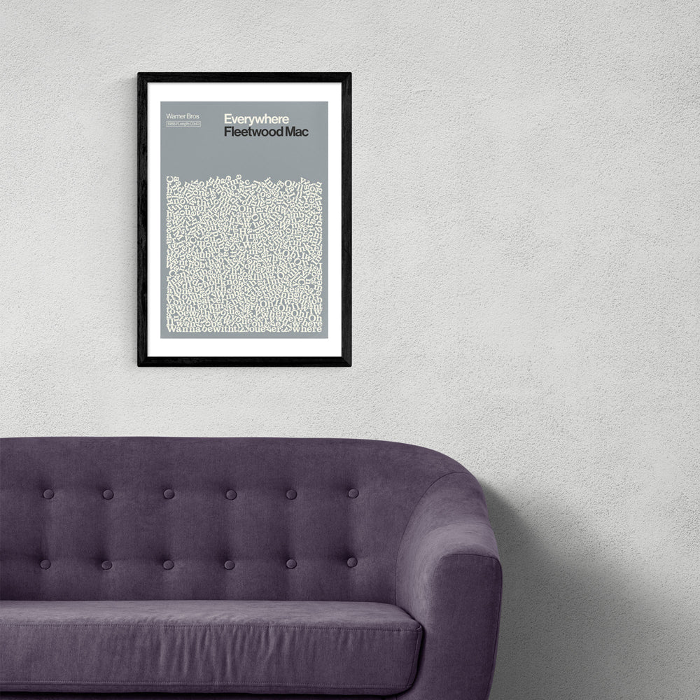 Product photograph of Everywhere By Reign Hail - A3 Black Framed Art Print from Olivia's.