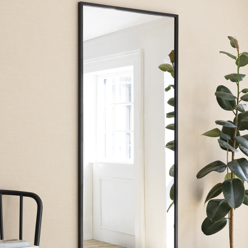 Product photograph of Garden Trading Avening Rectangular Wall Mirror 180x75cm In Iron from Olivia's