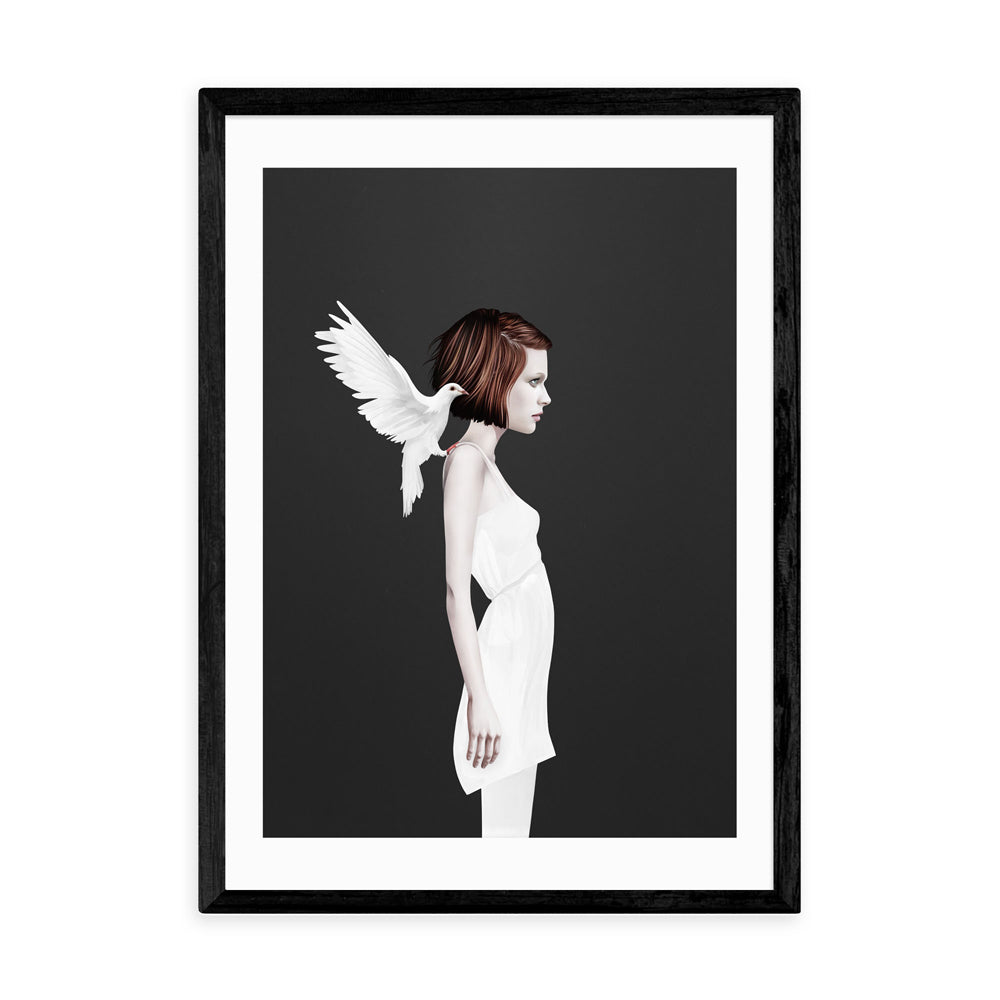 Product photograph of Only You By Ruben Ireland - A3 Black Framed Art Print from Olivia's