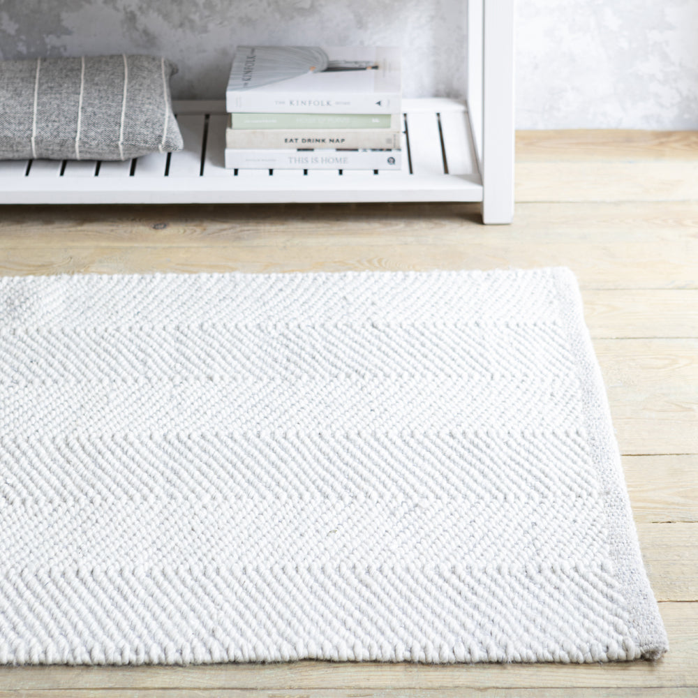 Product photograph of Garden Trading Ampney Rug 90 X 150cm In Wool Viscose from Olivia's