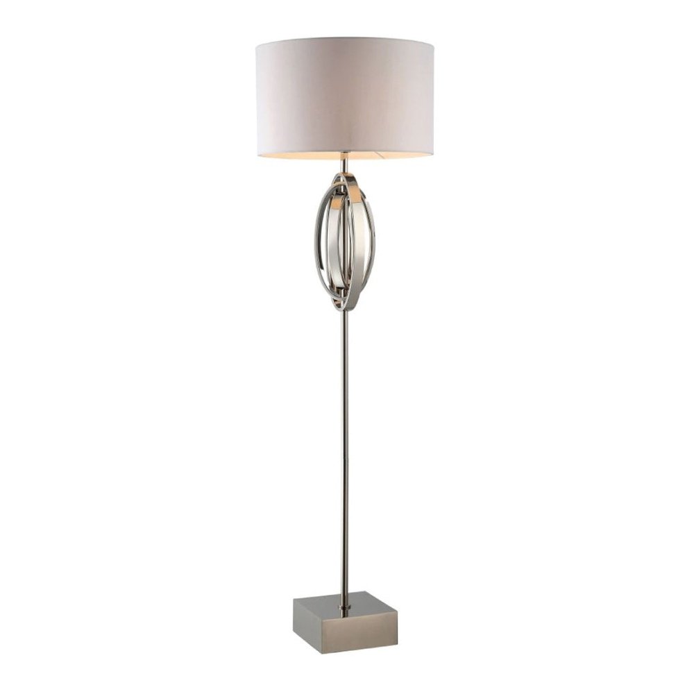 Product photograph of Rv Astley Seraphina Oval Rings Floor Lamp Nickel from Olivia's