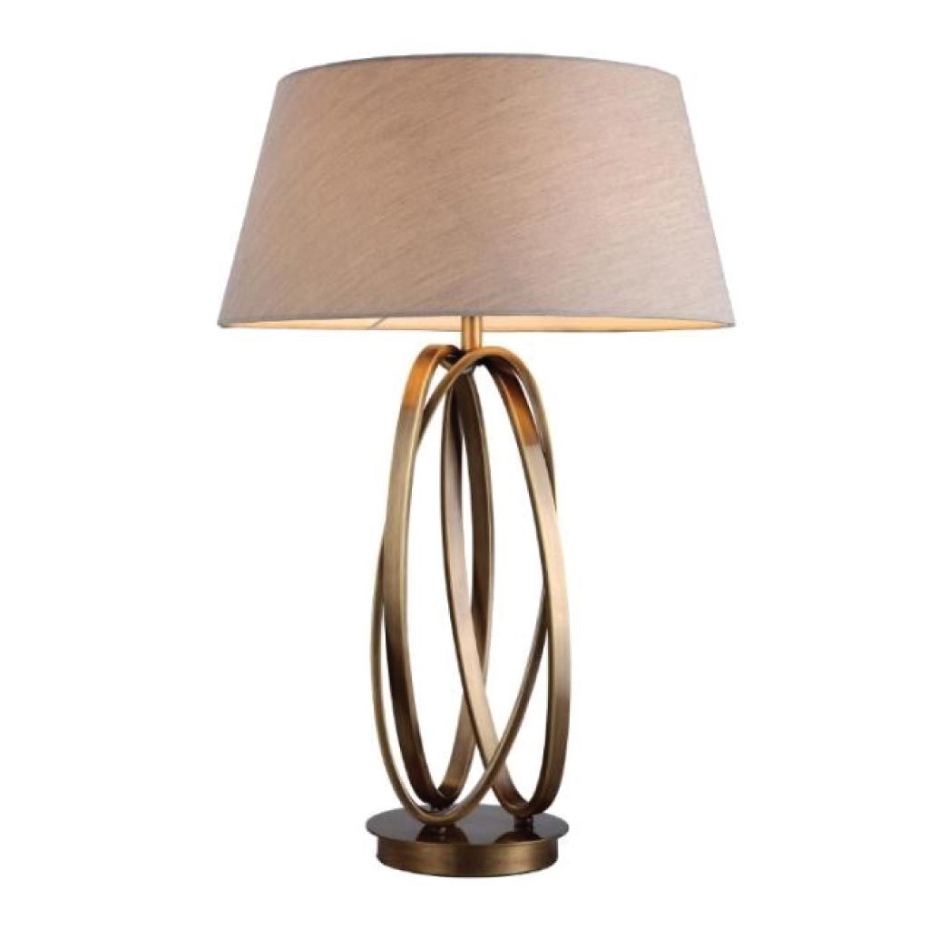 Product photograph of Rv Astley Brisa Antique Brass Table Lamp Outlet from Olivia's