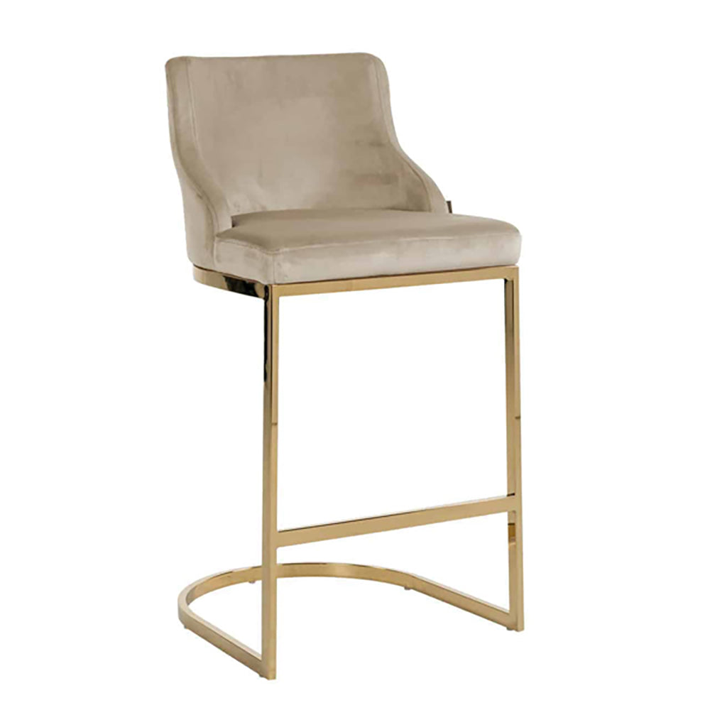 Product photograph of Richmond Bolton Beige Bar Stool from Olivia's