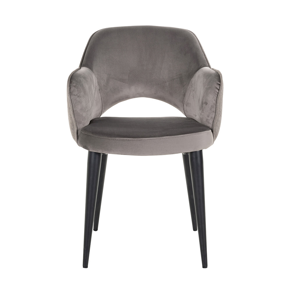 Product photograph of Richmond Giovanna Armchair Feather Stone Stone Velvet from Olivia's.