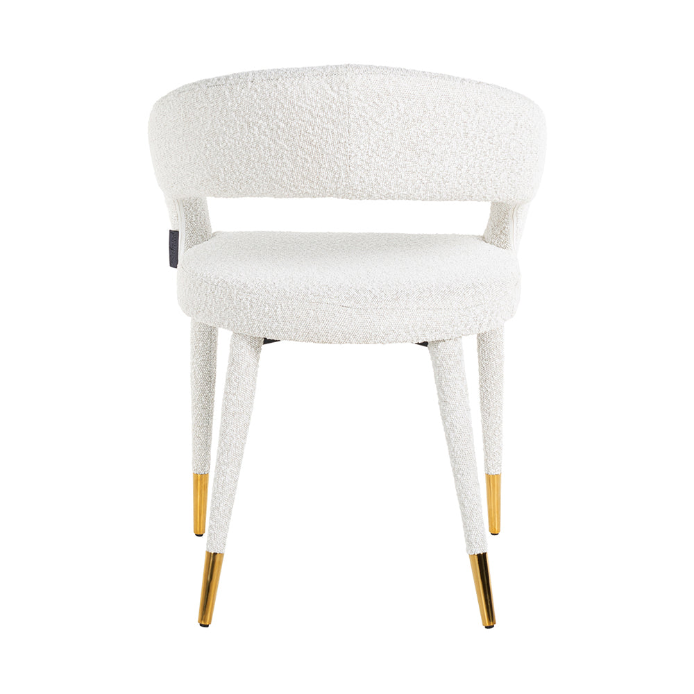 Product photograph of Richmond Gia Armchair White Boucl from Olivia's.