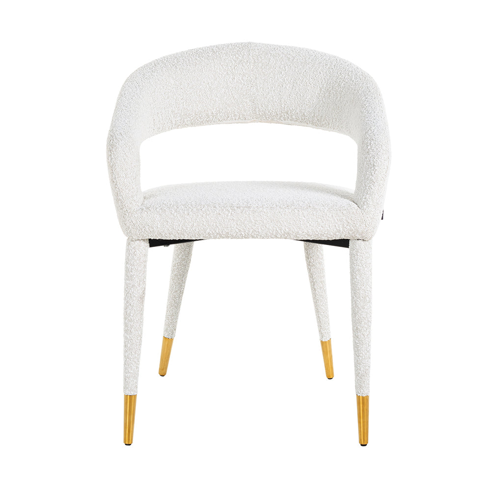 Product photograph of Richmond Gia Armchair White Boucl from Olivia's.