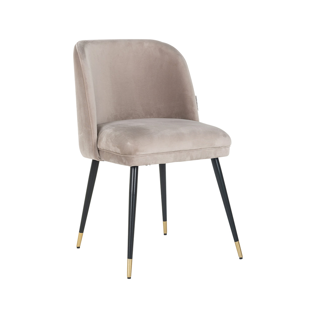 Product photograph of Richmond Alicia Chair Khaki Velvet from Olivia's