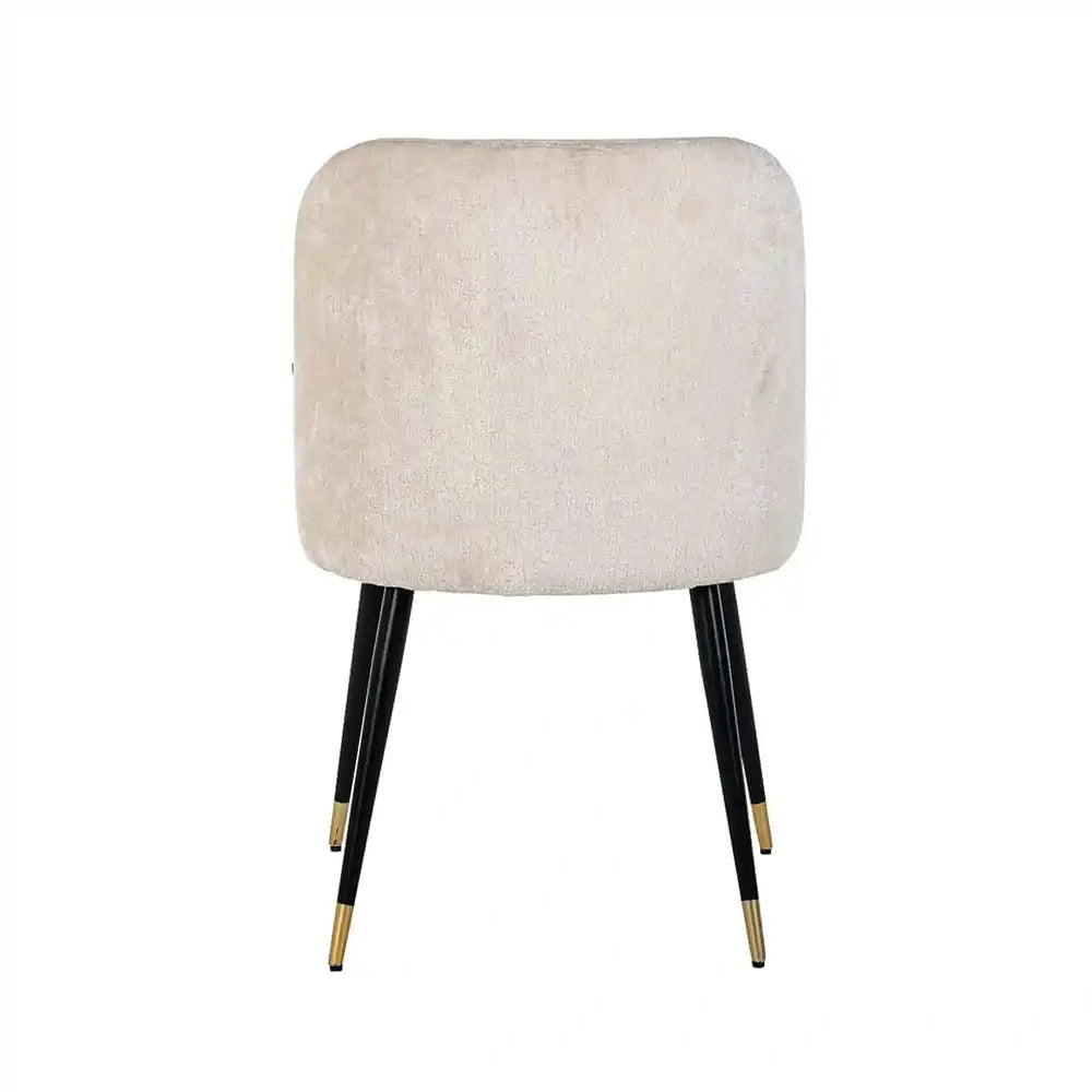 Product photograph of Richmond Alicia Dining Chair In White Chenille from Olivia's.