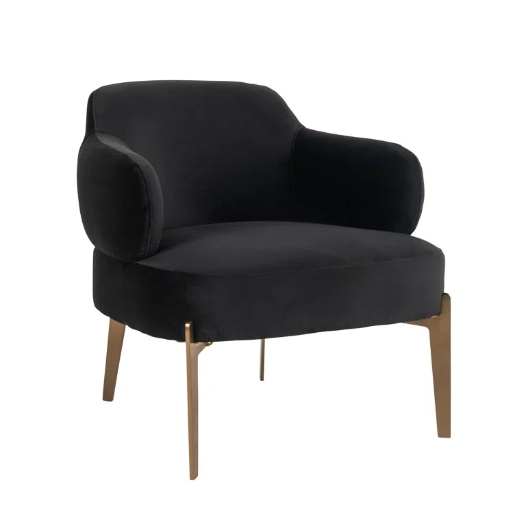 Product photograph of Richmond Venus Chair In Antracite Velvet from Olivia's