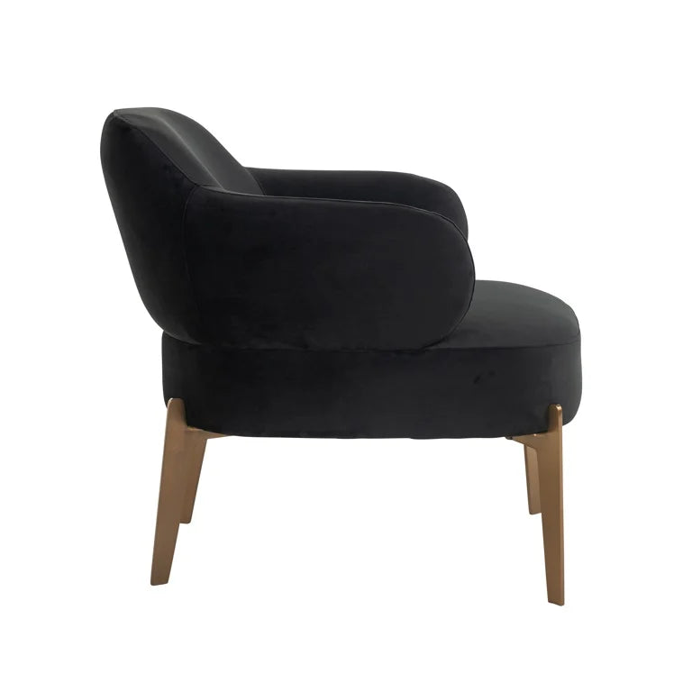 Product photograph of Richmond Venus Chair In Antracite Velvet from Olivia's.