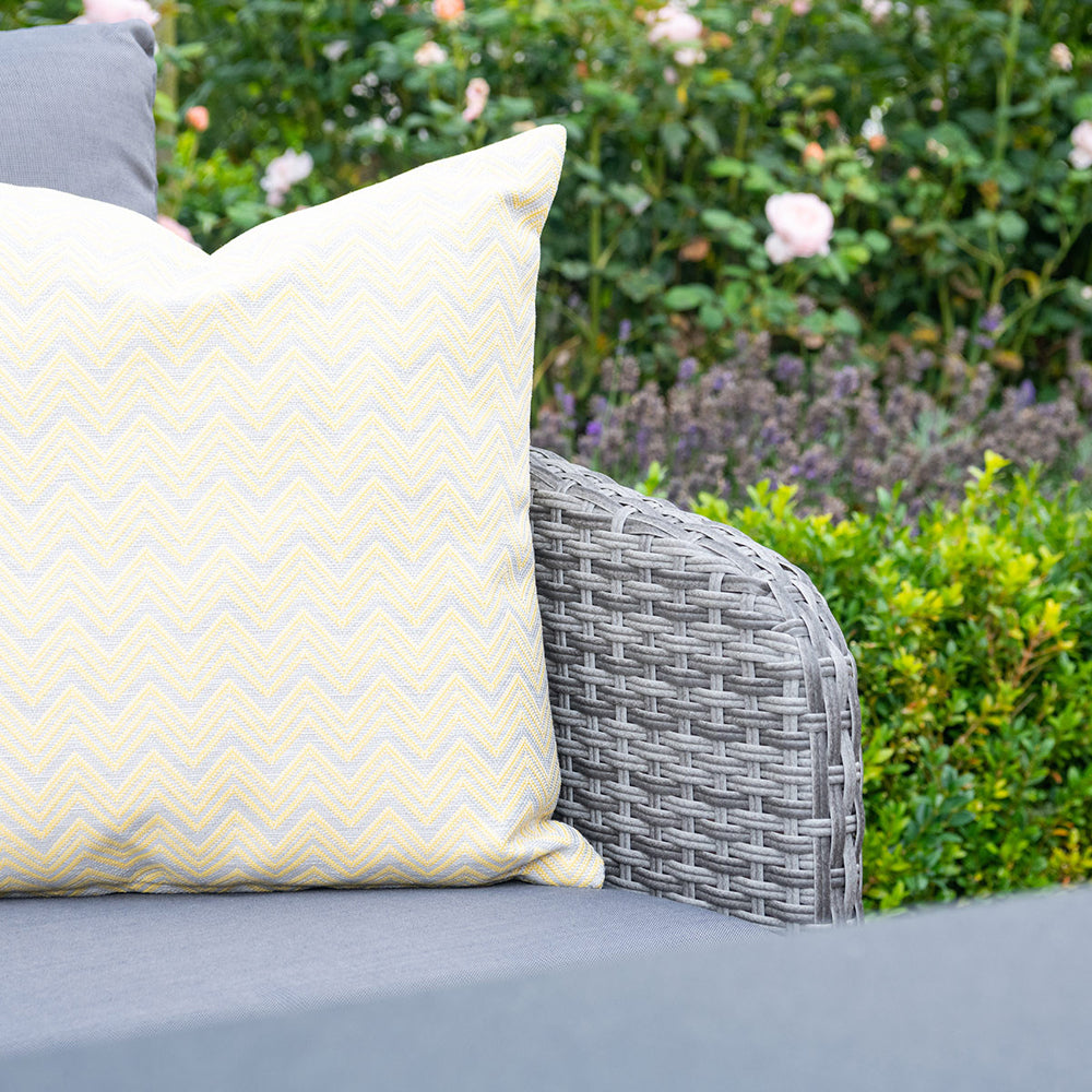 Product photograph of Maze Santorini 2 Seat Sofa Set Grey from Olivia's.