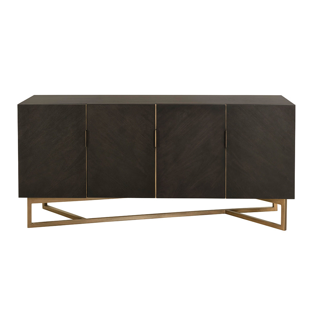 Product photograph of Olivia S Overbury Chocolate Brown Sideboard from Olivia's