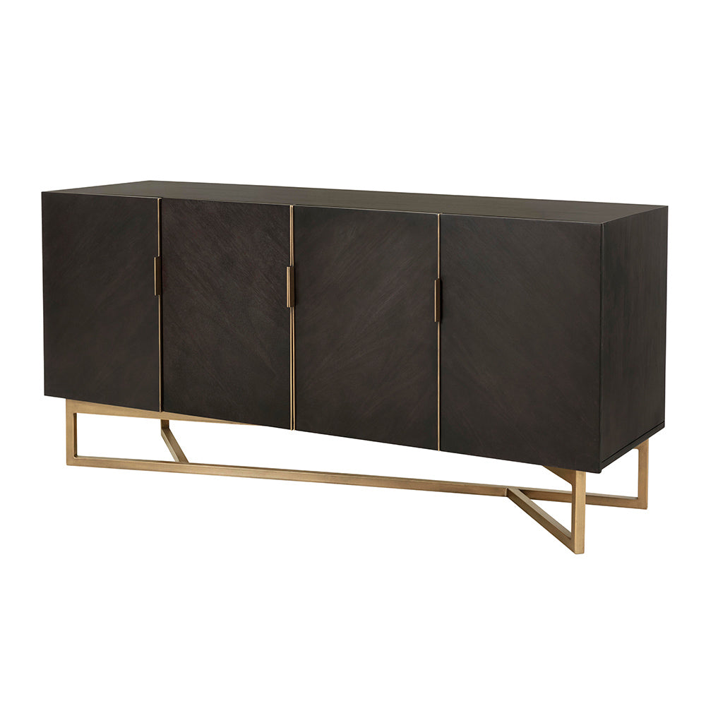 Product photograph of Olivia S Overbury Chocolate Brown Sideboard from Olivia's.