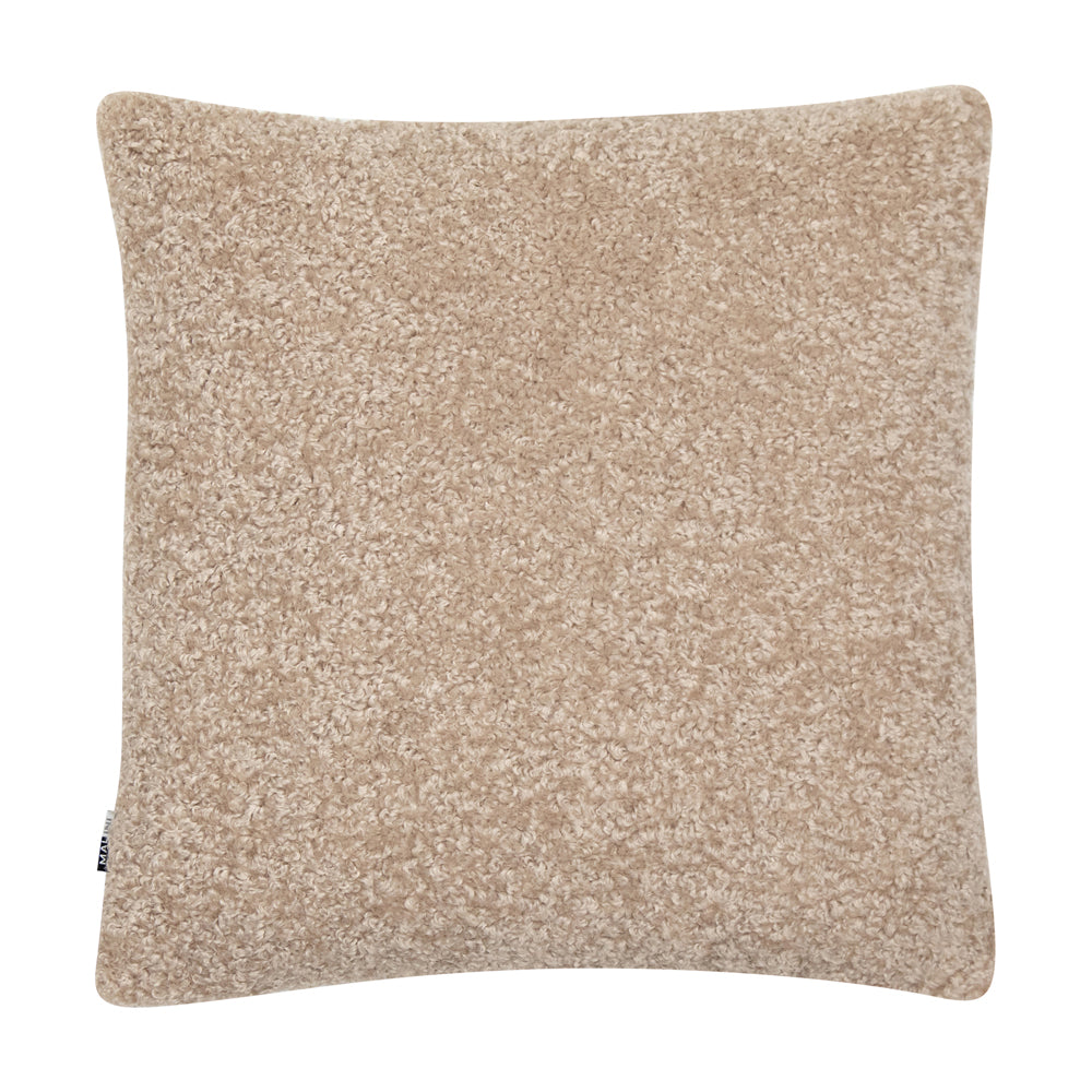 Product photograph of Malini Essence Cushion In Grey Faux Fur from Olivia's