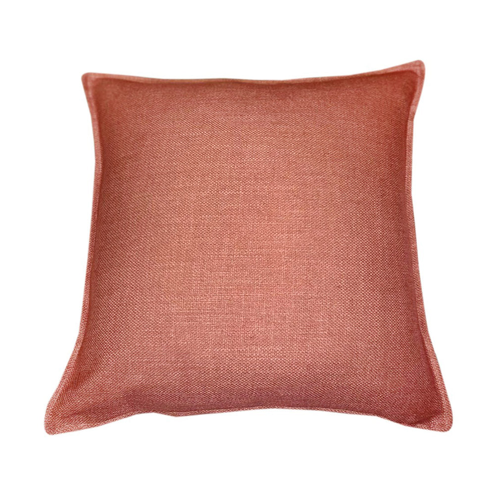 Malini Linea Faux Linen Cushion In Petal