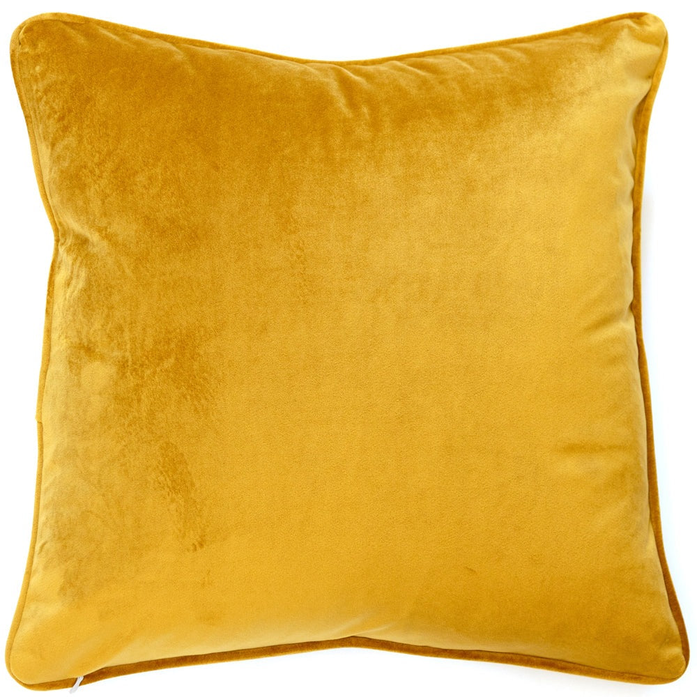 Product photograph of Malini Luxe Cushion Cognac from Olivia's
