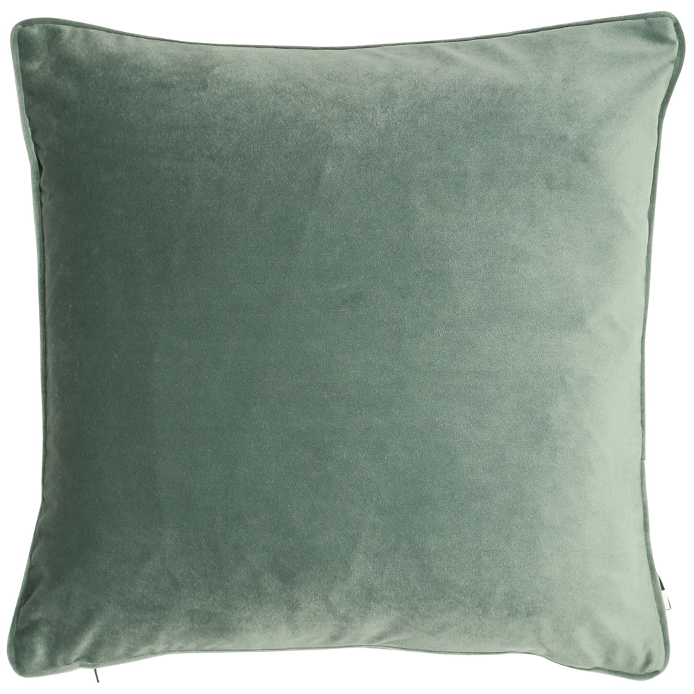 Product photograph of Malini Luxe Cushion Eucalyptus Large from Olivia's