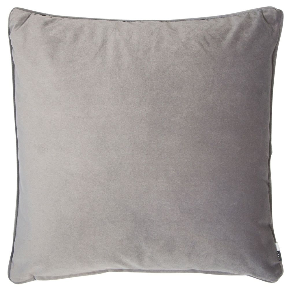 Product photograph of Malini Luxe Cushion Grey Large from Olivia's