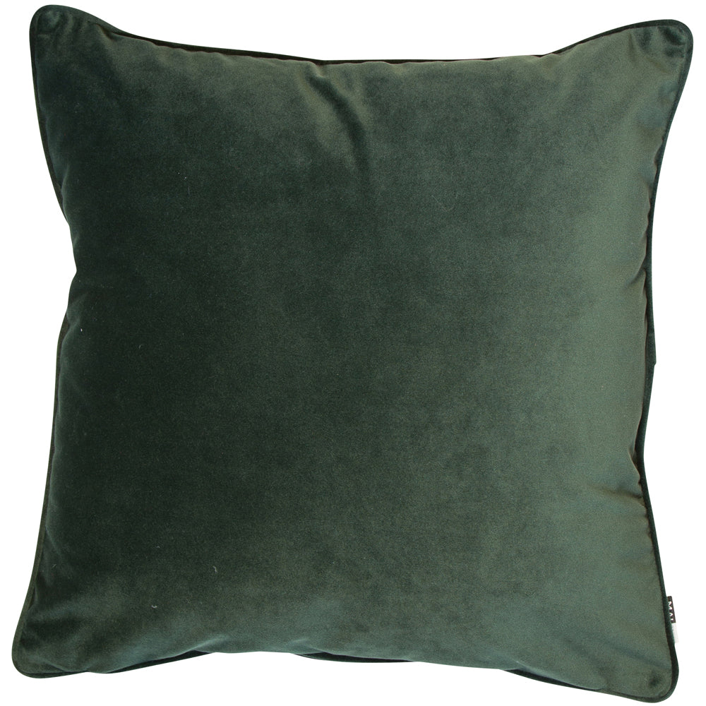 Product photograph of Malini Luxe Cushion Pinegreen Large from Olivia's