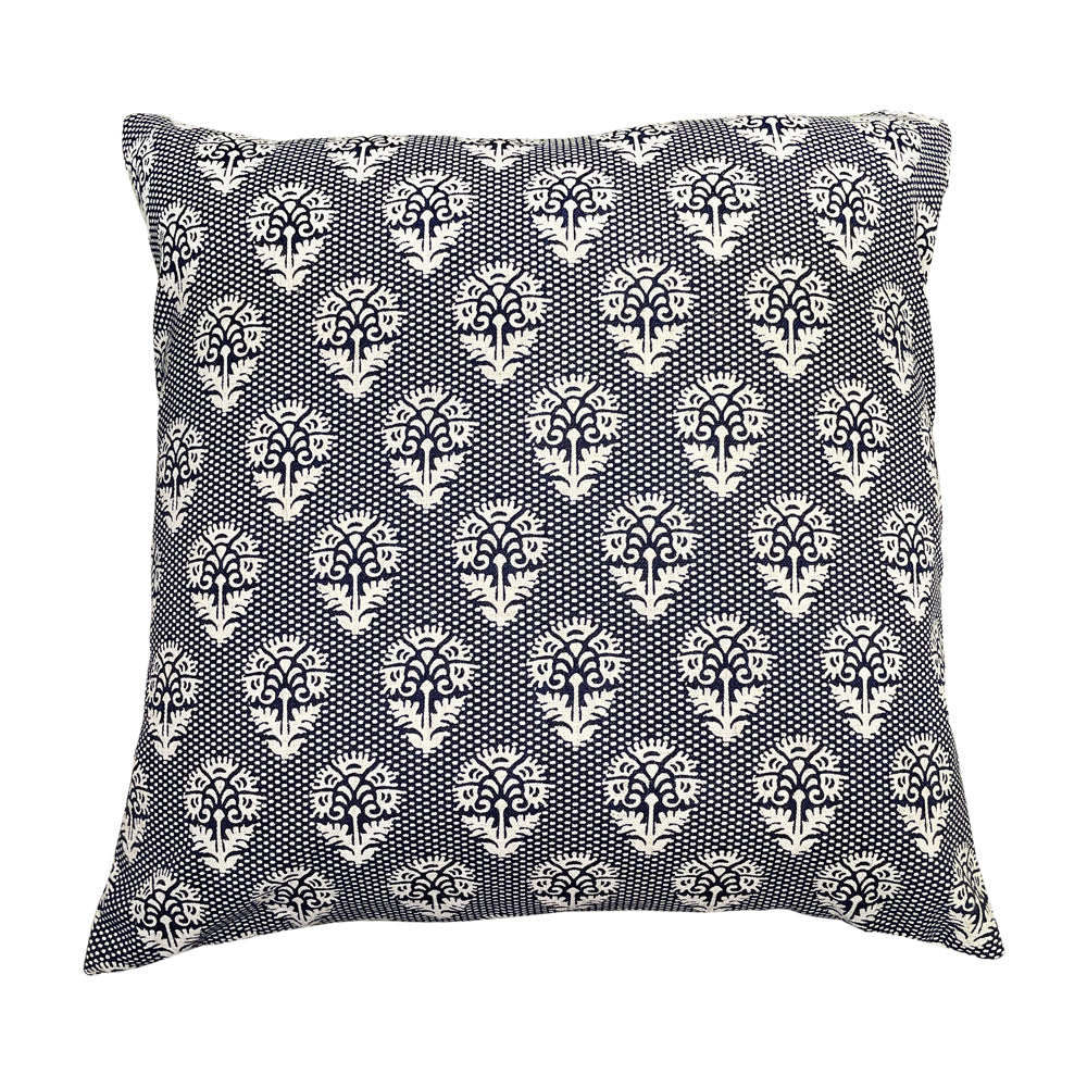 Malini Bodie Printed Cushion In Blue