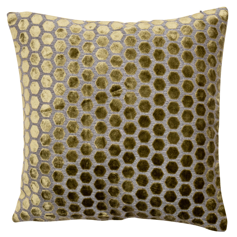 Malini Jorvik Cushion Olive Outlet Large